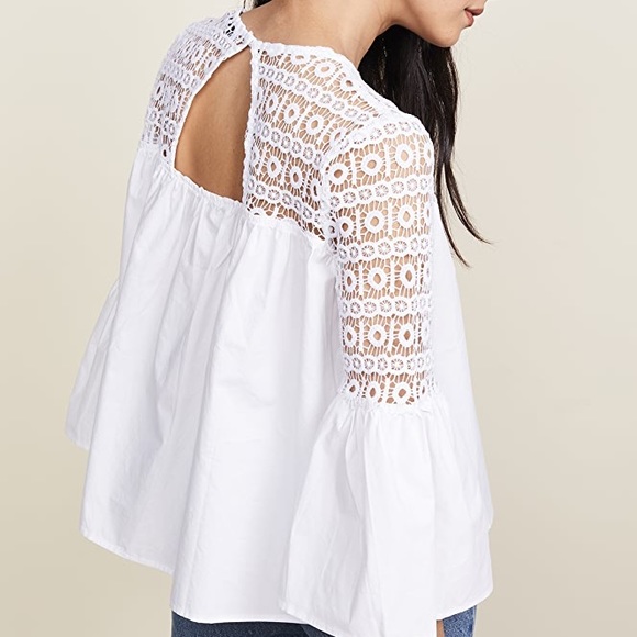 ENDLESS ROSE BOHO BLOUSE,WHITE, XS,NWOT - Picture 2 of 5